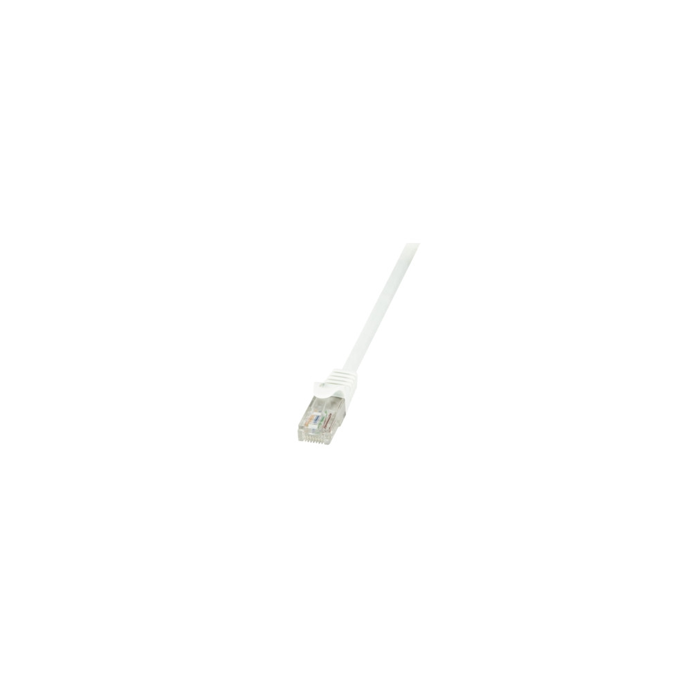 Produktbild för LogiLink EconLine - patch-kabel - 50 cm - vit