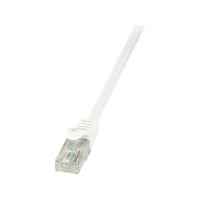 Produktbild för LogiLink EconLine - patch-kabel - 50 cm - vit