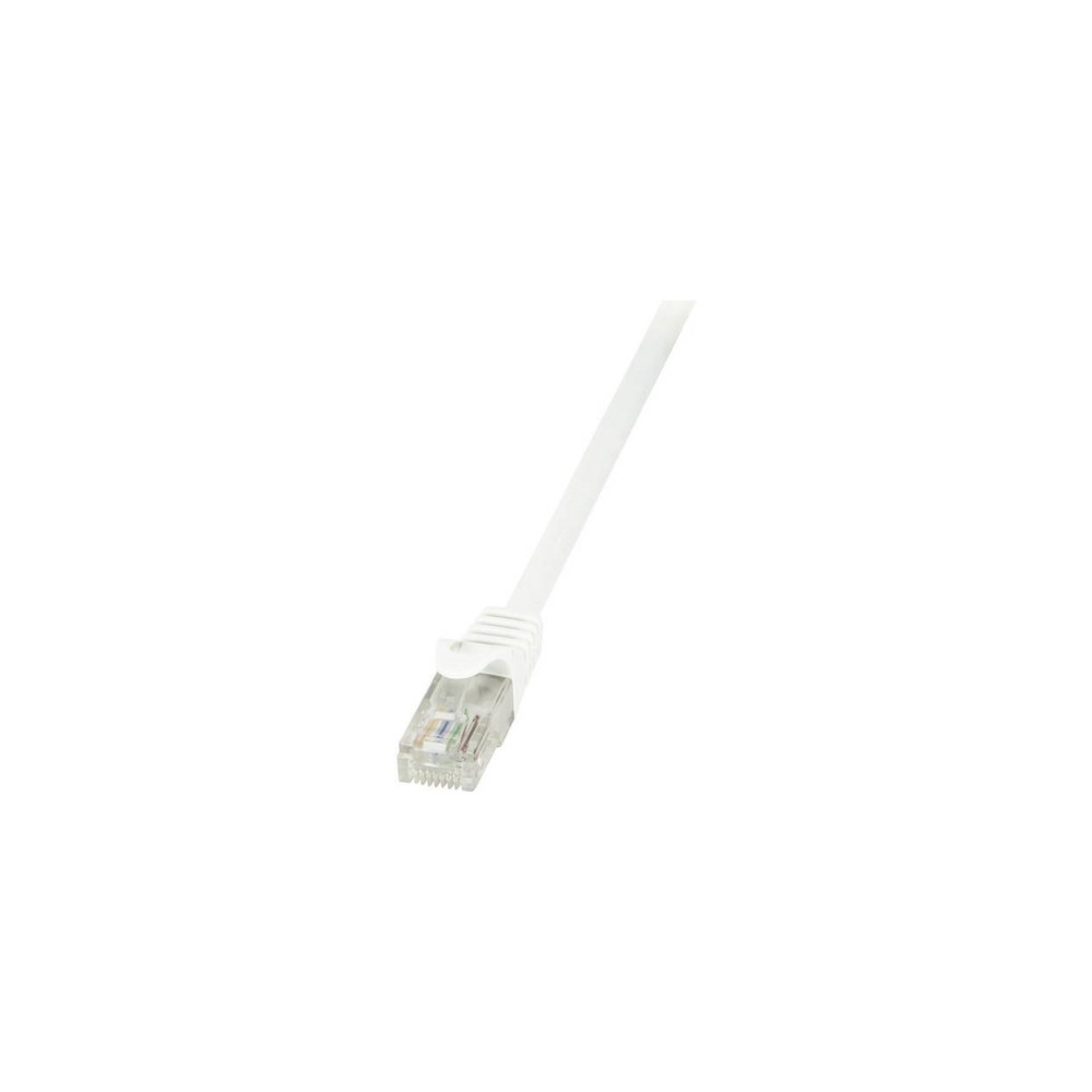 Produktbild för LogiLink EconLine - patch-kabel - 50 cm - vit