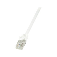 Produktbild för LogiLink EconLine - patch-kabel - 50 cm - vit