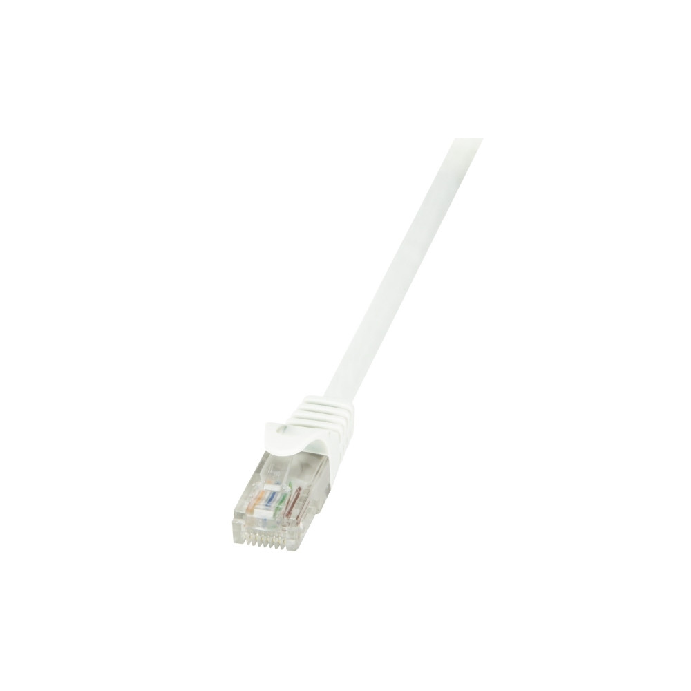 Produktbild för LogiLink EconLine - patch-kabel - 50 cm - vit