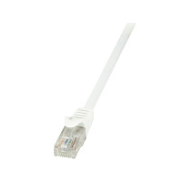 Produktbild för LogiLink EconLine - patch-kabel - 50 cm - vit