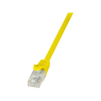 Produktbild för LogiLink EconLine - patch-kabel - 25 cm - gul