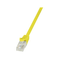 Produktbild för LogiLink EconLine - patch-kabel - 25 cm - gul