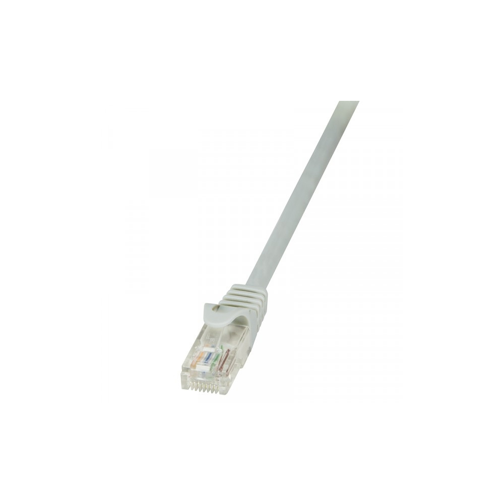 Produktbild för LogiLink patch-kabel - 3 m - grå