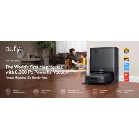 Produktbild för Eufy X10 Pro Omni - dammsugare - självgående laddare medföljer