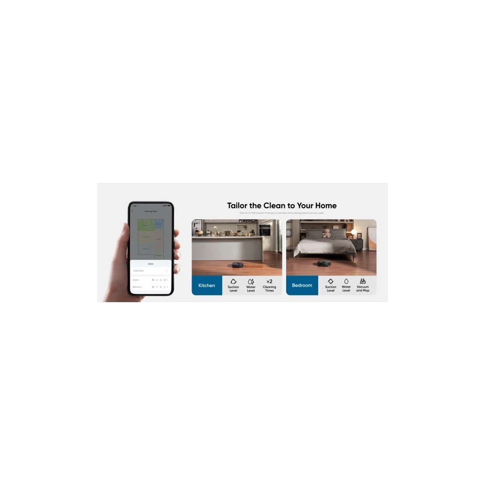 Produktbild för Eufy X10 Pro Omni - dammsugare - självgående laddare medföljer