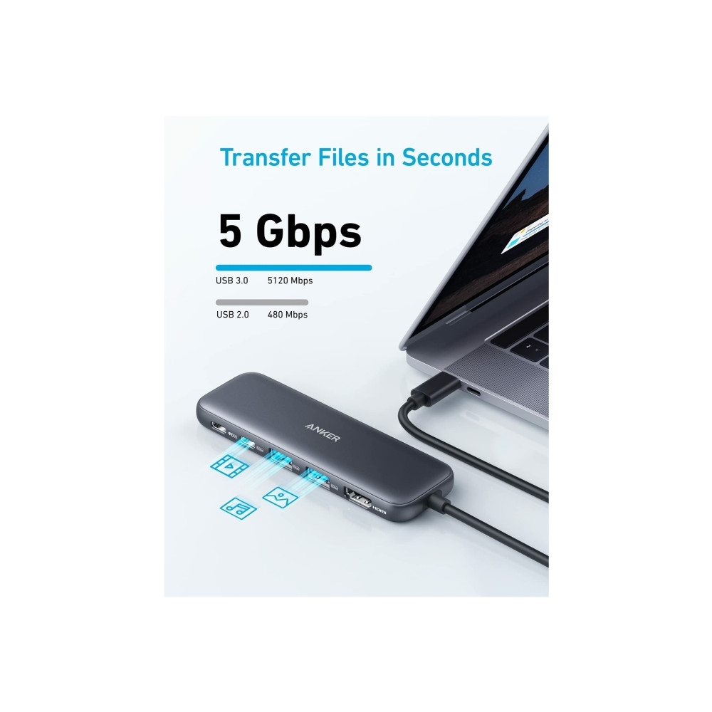 Produktbild för Anker - dockningsstation - USB-C - HDMI