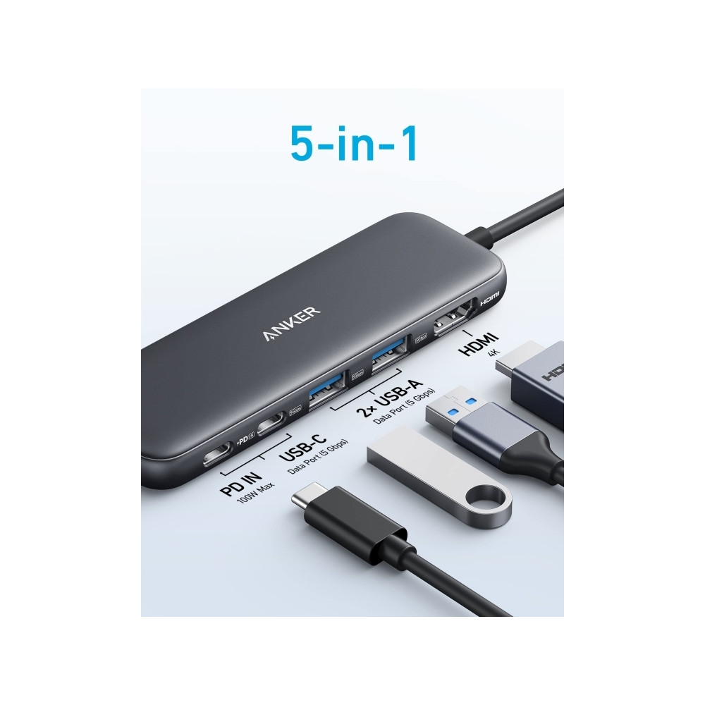 Produktbild för Anker - dockningsstation - USB-C - HDMI
