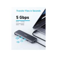 Produktbild för Anker - dockningsstation - USB-C - HDMI