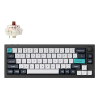 Produktbild för Keychron Q2 Max - tangentbord - QMK/VIA, anpassad mekanisk, helt monterad knop, ISO-layoutsamling - QWERTY - Nordisk - kolsvart Inmatningsenhet