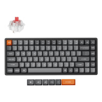 Produktbild för Keychron K2 MAX - tangentbord - QMK, mekanisk - 75% - QWERTY - Nordisk - svart Inmatningsenhet