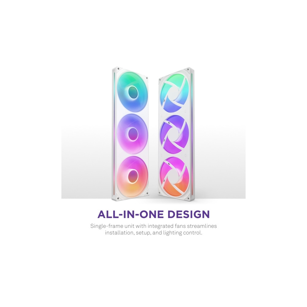 Produktbild för NZXT F Series F420 RGB Core - fläktenhet med enkel ram - 420mm