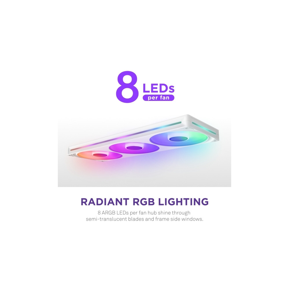Produktbild för NZXT F Series F420 RGB Core - fläktenhet med enkel ram - 420mm