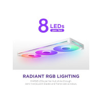 Produktbild för NZXT F Series F420 RGB Core - fläktenhet med enkel ram - 420mm