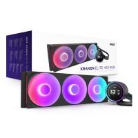 Produktbild för NZXT Kraken Elite 420 RGB, Allt-i-ett vätskekylare, 14 cm, S...