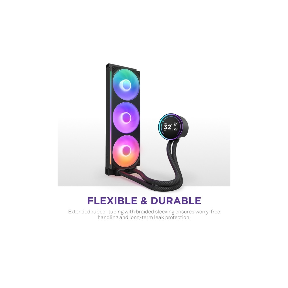Produktbild för NZXT Kraken Elite 420 RGB, Allt-i-ett vätskekylare, 14 cm, S...
