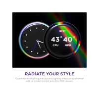 Produktbild för NZXT Kraken Elite 420 RGB, All-in-one vätskekylare, 14 cm, V...