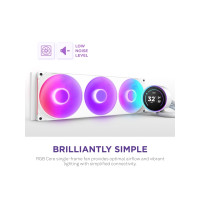 Produktbild för NZXT Kraken Elite 420 RGB, All-in-one vätskekylare, 14 cm, V...