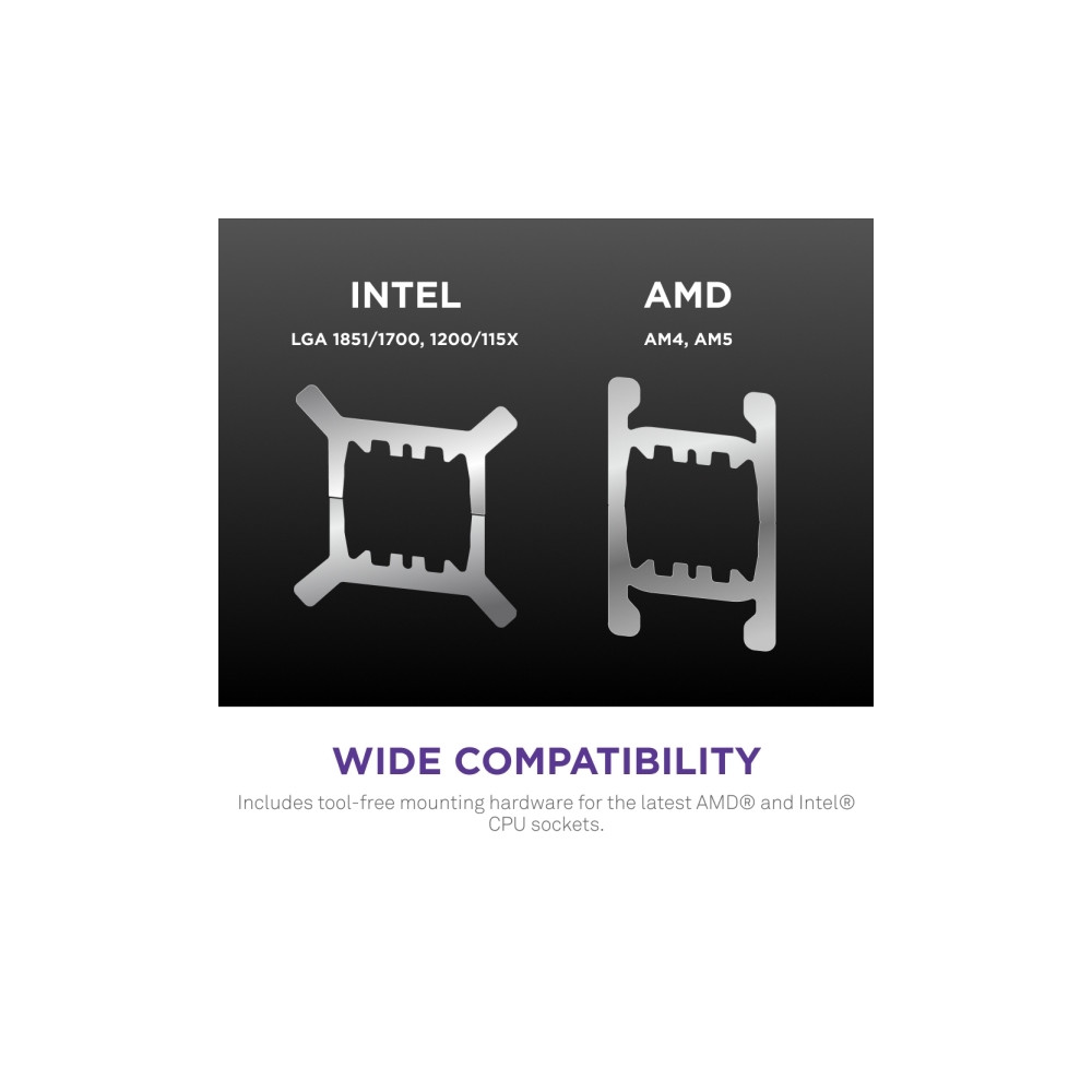 Produktbild för NZXT Kraken Elite 420 RGB, All-in-one vätskekylare, 14 cm, V...