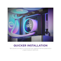 Produktbild för NZXT Kraken Elite 420 RGB, All-in-one vätskekylare, 14 cm, V...