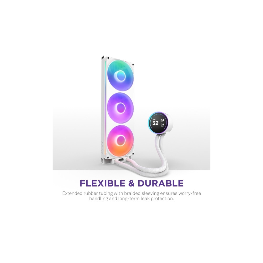 Produktbild för NZXT Kraken Elite 420 RGB, All-in-one vätskekylare, 14 cm, V...