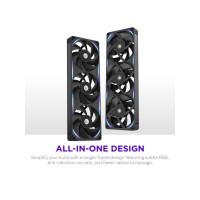 Produktbild för NZXT F360X - fläktenhet med enkel ram - 360mm