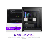 Produktbild för NZXT F360X - fläktenhet med enkel ram - 360mm