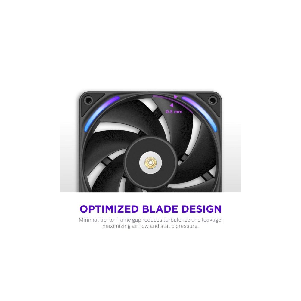 Produktbild för NZXT F360X - fläktenhet med enkel ram - 360mm