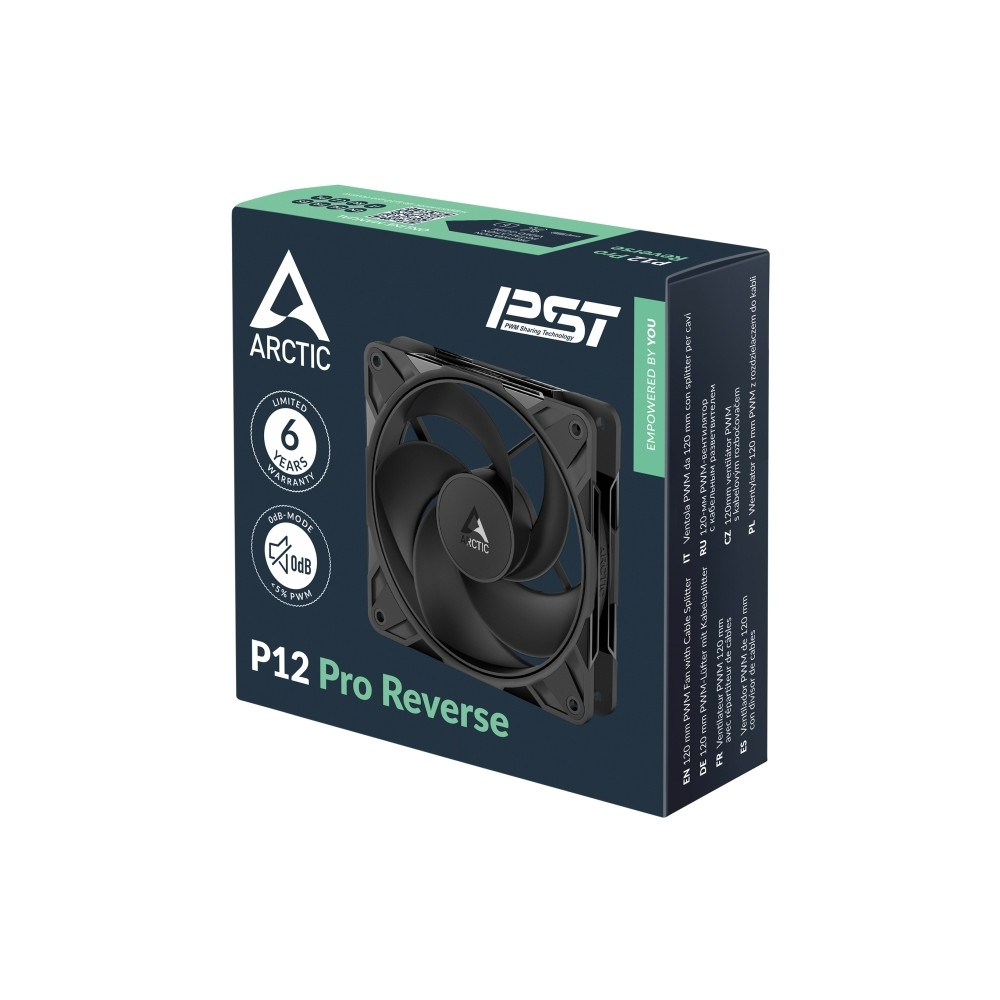 Produktbild för ARCTIC P12 Pro Reverse - lådfläkt