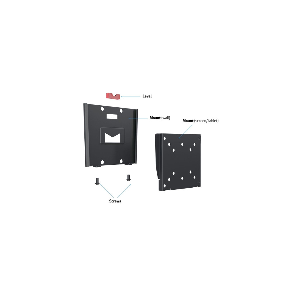 Produktbild för Multibrackets M VESA Wallmount I monteringssats - för LCD-display - svart