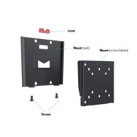 Produktbild för Multibrackets M VESA Wallmount I monteringssats - för LCD-display - svart