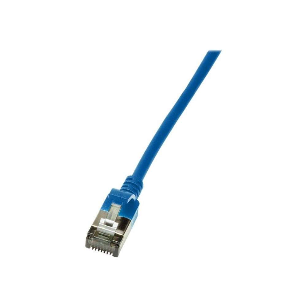 Produktbild för LogiLink SlimLine - patch-kabel - 30 cm - blå, RAL 5015