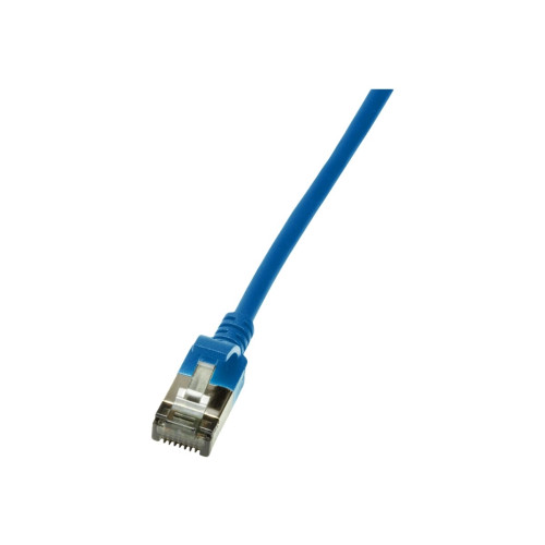2direct LogiLink SlimLine - patch-kabel - 1 m - blå, RAL 5015