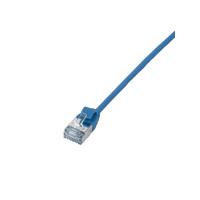 Produktbild för LogiLink Ultraflex SlimLine - patch-kabel - 1.5 m - blå, RAL 5015
