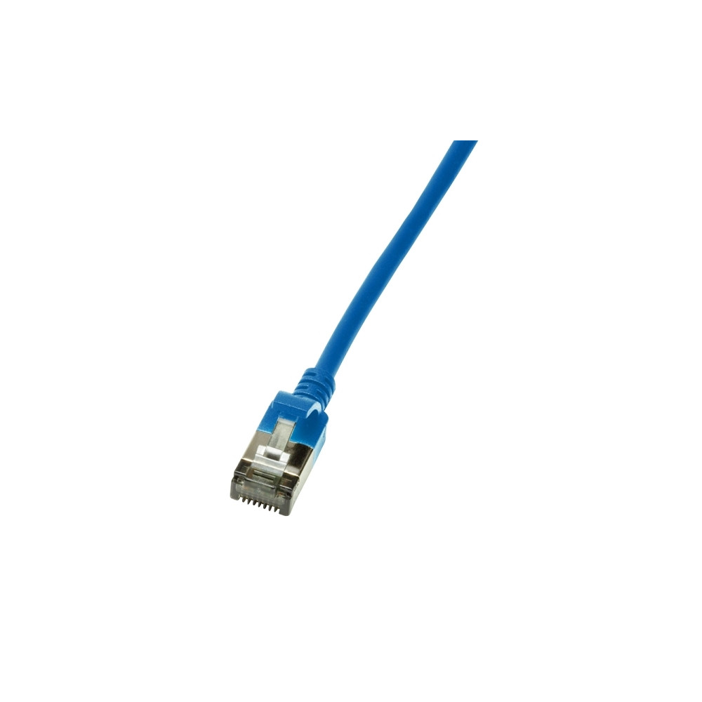 Produktbild för LogiLink SlimLine - patch-kabel - 50 cm - blå, RAL 5015