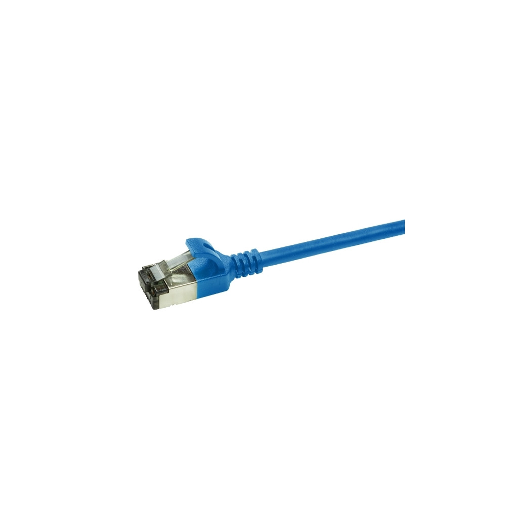 Produktbild för LogiLink SlimLine - patch-kabel - 50 cm - blå, RAL 5015
