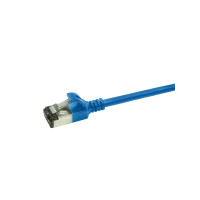 Produktbild för LogiLink SlimLine - patch-kabel - 50 cm - blå, RAL 5015