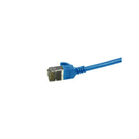 Produktbild för LogiLink SlimLine - patch-kabel - 50 cm - blå, RAL 5015