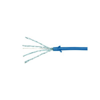 Produktbild för LogiLink SlimLine - patch-kabel - 50 cm - blå, RAL 5015