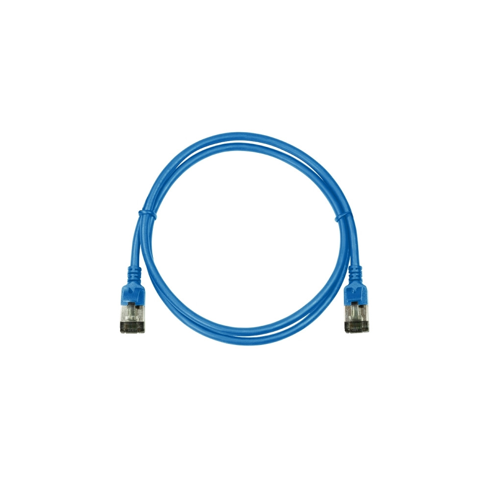 Produktbild för LogiLink SlimLine - patch-kabel - 50 cm - blå, RAL 5015