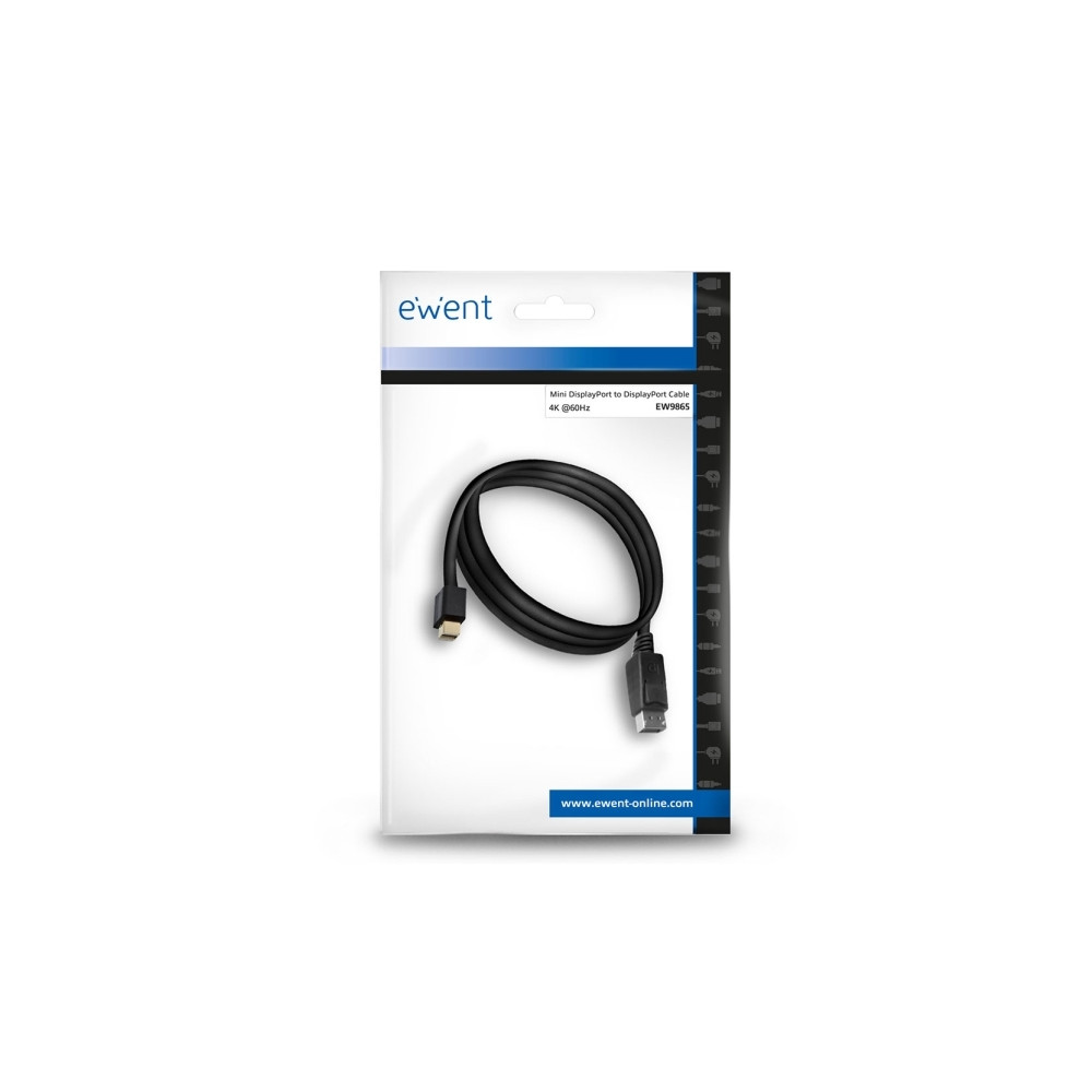 Produktbild för Ewent EW9865 - DisplayPort-kabel - Mini DisplayPort till DisplayPort - 2 m