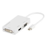 Produktbild för Vivanco videokort - DisplayPort / HDMI / DVI / VGA - 10 cm