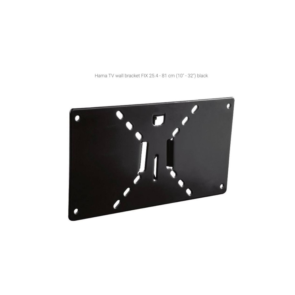 Produktbild för Hama LCD Wall Bracket "Slim" monteringssats - för platt panel - svart