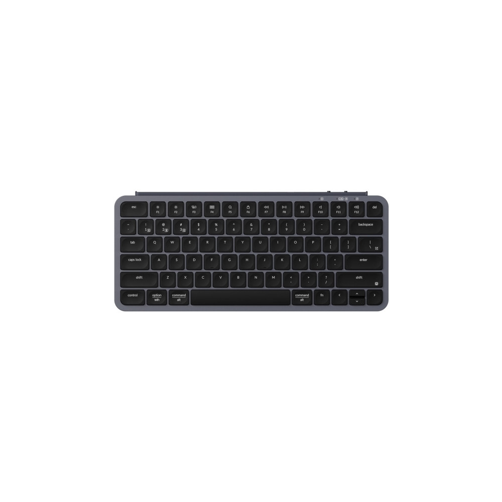 Produktbild för Keychron B1 Pro - tangentbord - Ultra-Tunn - 75% - QWERTY - Nordisk - rymdgrå Inmatningsenhet