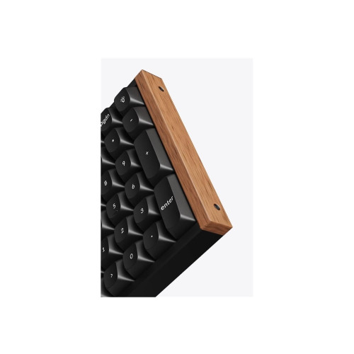 Keychron Keychron K4 HE - Special Edition - tangentbord - magnetisk switch, anpassad, ISO-layout samling - 96% - QWERTY - Nordisk - svart, mörkt rosenträ Inmatningsenhet