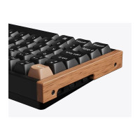 Produktbild för Keychron K4 HE - Special Edition - tangentbord - magnetisk switch, anpassad, ISO-layout samling - 96% - QWERTY - Nordisk - svart, mörkt rosenträ Inmatningsenhet