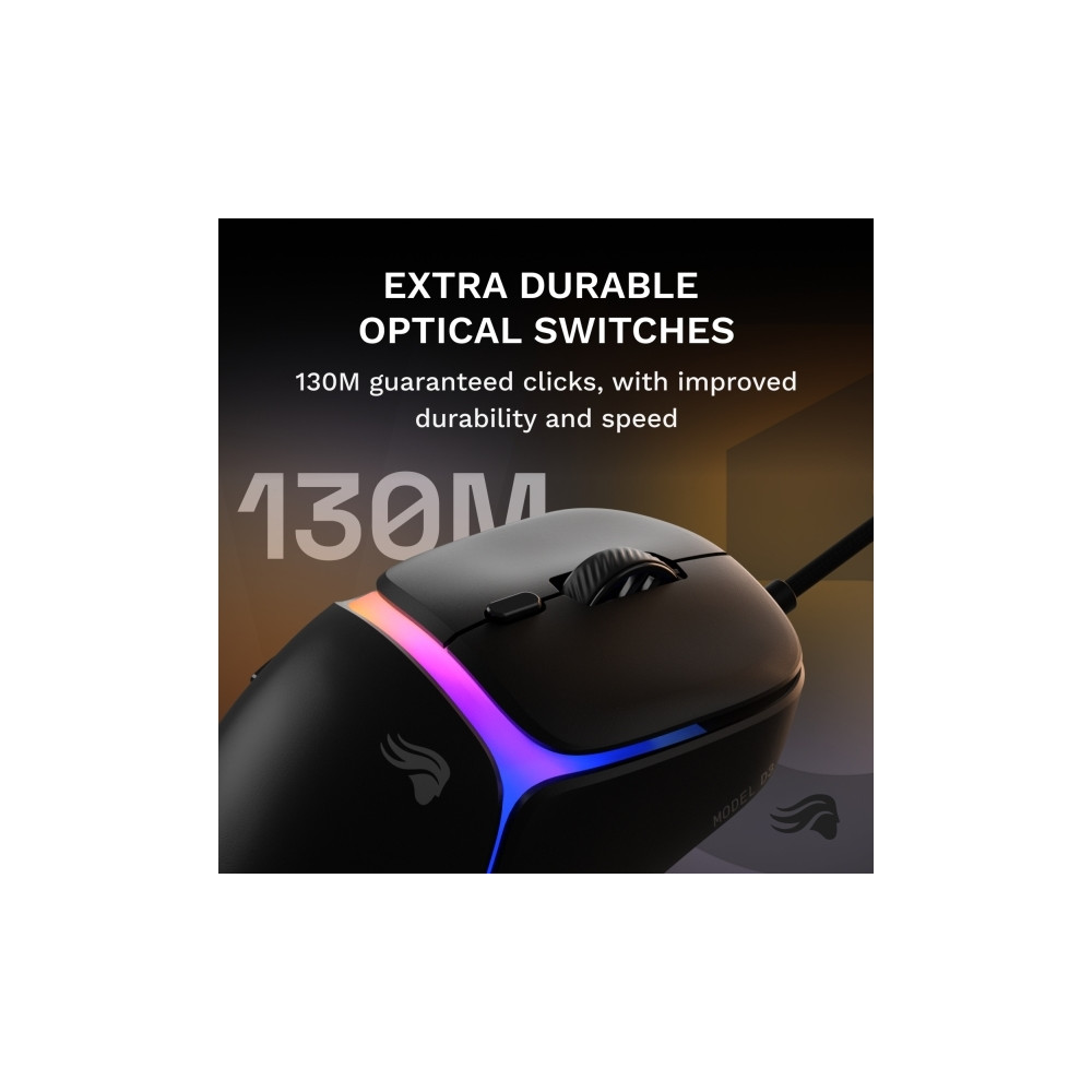 Produktbild för Glorious Gaming Model D3 Kabelansluten, högerhand, optisk, 3...