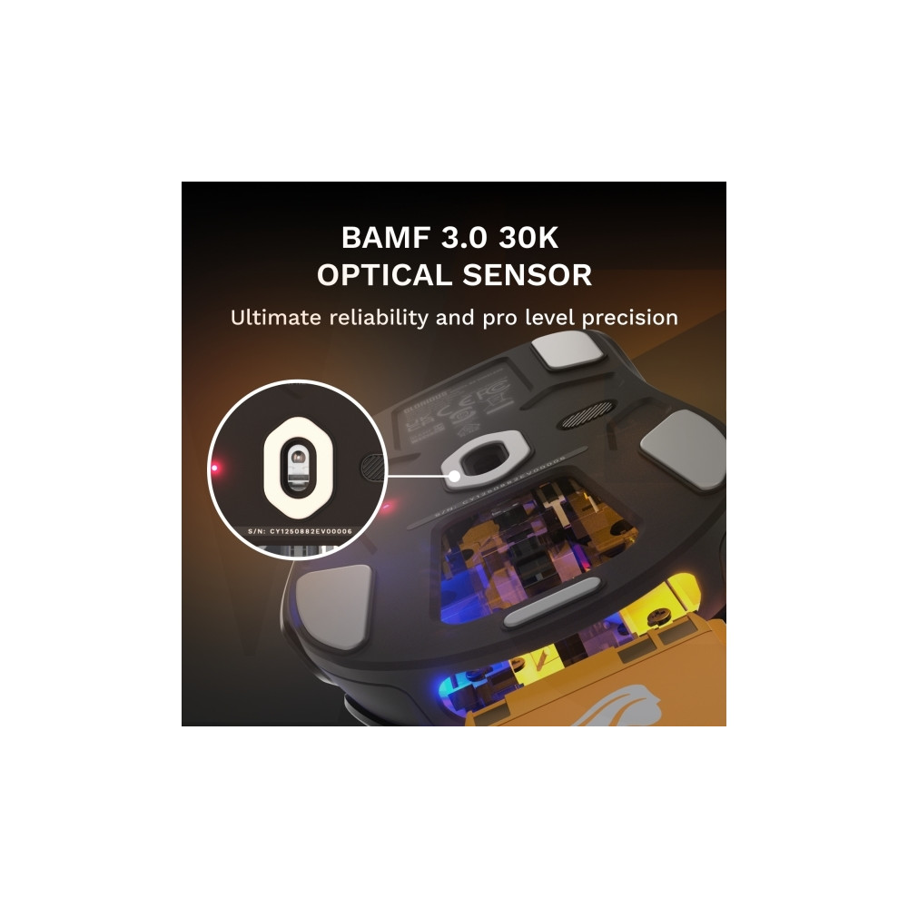 Produktbild för Glorious Gaming Model D3 Trådlös, högerhand, optisk, RF tråd...