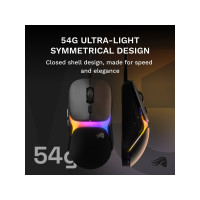 Produktbild för Glorious Gaming Model O3 trådbunden, högerhänt, optisk, 3000...